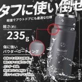 ★【名入れ無料】 プレゼント WENS PRODUCTS ウェンズプロダクツ 真空断熱ハンドル付スクリューボトル 530ml 全18色 【マーク レイアウト】 シームレスタイプ 保冷保温 魔法瓶構造 二重構造 名入れ水筒 オリジナル マイボトル 名入れギフト 名入れ水筒 名入れプレゼント 新生活 出産祝い 誕生日 還暦 古希 退職祝 記念品 山