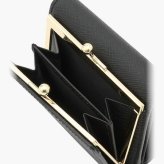 【無料ラッピング】 アニエスベー agnes b 財布 カードケース ミニ財布 レザー 三つ折りがま口 ミニ ウォレット ava ブラックブランド 正規品 新品 ギフト プレゼント 人気 おすすめ 誕生日 記念日 クリスマス 送料無料 abb522294