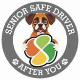 カーサイン 高齢者マーク SENIOR SAFE DRIVER ボクサー ステッカー シール 直径13cm 肉球 日本製 車