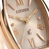 シチズン クロスシー エコ・ドライブ 腕時計 ブランド レディース ソーラー CITIZEN xC EW5546-56X アナログ ベージュ ピンクゴールド