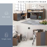学習机 システム RB-1642S デスク+ワゴン+ 3点セット ロフト 下収納 キャスター付き デスク 学習デスク 勉強机 サイドワゴン かわいい 子供部屋 キッズ家具 子ども部屋 進学 入学 ワゴンの付いたシステムベッド スチール インテリア 新生活