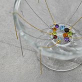 アメリカンピアス レディース ステンレス 金属アレルギー対応 チェーン 天然石 4mm 全品1個ずつバラ売り ピアス 揺れる サージカル 医療用 シンプル アメピ 初心者向け プレゼント