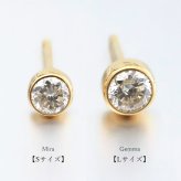 レディース ピアス 18金 ダイヤモンド 0.2ct 一粒 大きめ 片耳のみの購入可 K18 ピンクゴールド 18k 上品 可愛い スタッドピアス RME-P12376BY ギフト