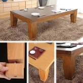 こたつ 長方形 大判サイズ モダンリビング継ぎ脚こたつ-ディレット 150x80cm 継脚 高さ調整 テーブル ローテーブル 炬燵 コタツ モダン 天然木 木製 日本製 国産 テレワーク リモートワーク 在宅ワーク