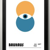 日本製 バウハウス BAUHAUS ミッドセンチュリー A3 サイズ ポスター アート おしゃれ 絵画 インテリア 北欧 イラスト マット紙 艶消し アートパネル 額 フレーム デザイン 壁掛け ギフト 新築祝い ディスプレイ  速達 送料無料