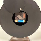 テーブル 置き時計 ラウンド 置時計 時計 高さ28cm アンティーク風 クラシカル 輸入雑貨 卓上 スタンドクロック クロック おしゃれ 引越し お祝い プレゼント