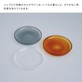 SKON スコン プレート Φ14.5mm[ガラス皿 耐熱皿 丸型 おしゃれ ガラスプレート お皿 かわいい 食洗機対応 小皿 取り皿 デザート皿 ケーキ皿 電子レンジ対応 耐熱ガラス カップソーサー 受皿 レトロ ガラス食器 北欧 プレゼント ギフト]