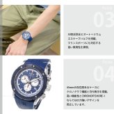 エドックス EDOX クロノオフショア1 クロノグラフ 腕時計 メンズ 10221-3BU9-BUIN9 CHRONOFFSHORE-1