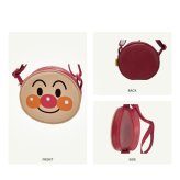 アンパンマン フェイスショルダー ショルダー 斜め掛け かばん カバン 普段使い 使いやすい キャラクター キッズ ギフト プレゼント ばいきんまん anf2500