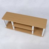 フィット TVラック W110 NA×BK ナチュラル×ブラック・ナチュラル×ホワイト 2色展開 テレビ台 ローボード リビング収納 テレビボード おしゃれ シンプル 新生活 家具 インテリア 不二貿易