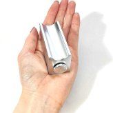 シガースタンド 葉巻 Lサイズ 喫煙具 たばこ シガーレスト おしゃれ シガーパンチ カッター付き シルバー メンズ シガー置き シンプル 銀 煙草 かっこいい ギフト プレゼント