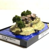 日本の城　渋谷城・東京都渋谷区　城コレ ケース付き  お城のジオラマ模型 プラモデル インテリア 雑貨 プレゼント 置物 お祝い おみやげ 和風 飾り リビング 玄関 オブジェ おしゃれ コレクション ミニチュア 小物【送料無料(一部地域除く)】