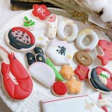 お食い初め 100日祝い お祝い アイシングクッキー 名入れ クッキー ベビー 赤ちゃん ギフト プレゼント