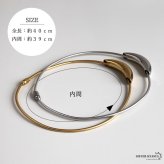 ステンレス チョーカーネックレス 2カラー レディース 三日月 カーブ 曲線 ぷっくり 立体的 光沢 細身 首元 アクセサリー シンプル モード 上品 大人 おしゃれ きれいめ カジュアル 重ね付け デコルテ ワンポイント 華奢