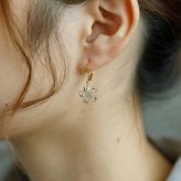 ピアス 金属アレルギー サージカルステンレス フック 落ちない 引っかからない 外れにくい フック シンプルで愛らしい桜のカラビナ型