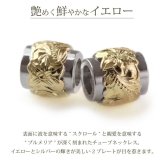 ハワイアンジュエリー ネックレス シルバー バレル ペアネックレス 2本セット バレル 2トーン コーティング シルバー925 ギフトラッピング可能 大人 友達 シンプル 長さ選べる カップル 夫婦 プレゼント ハロウィン 【品番：CG-SP3211-3212P】