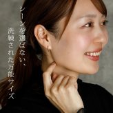 【ジュエリーの町 山梨県甲府製】 K18 フープピアス 18金 片耳 1x13mm 日本製 1個売り プレゼント ギフト メンズ レディース 金属アレルギー対応 品質保証書