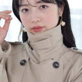 トレンチコート TCギャバジンレディース スプリングコート ハーフオーバートレンチ ハーフコート オフィス 通勤 春トレンチ コート カジュアル (lc3272)