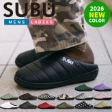 スブ サンダル レディース メンズ SUBU PERMANENT ブラック 冬用サンダル ルームシューズ 外履き 2026 秋冬 スリッポン 履きやすい 痛くない 撥水 防寒 ダウンサンダル 正規販売店