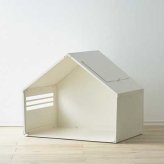 ペットハウス S ミルク 犬 猫 小型犬 中型犬 ハウス 犬小屋 屋内 室内用 ガルバリウム鋼板製 おしゃれ スタイリッシュ モダン ペット用 隠れ家 頑丈 耐久性 洗練 丈夫 通気性 快適 安全設計 犬用 猫用 ペット用品 S24-0551 セトクラフト