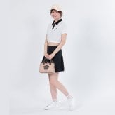 【公式】MARY QUANT マリークヮント デイジークラシカル ミニボストン [ブラック/ブラック×ホワイト/ベージュ] バッグ 