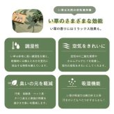 ラグ 正方形 い草 リーフ 自然素材 抗菌防臭 滑り止め不織布 約191×191cm