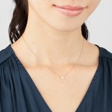 【無料ラッピング】  カナルヨンドシー Canal 4℃ ネックレス シルバー ネックレス キュービックジルコニア レディース ブランド 正規品 新品 ギフト プレゼント 人気 おすすめ 誕生日 記念日 クリスマス 送料無料