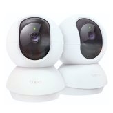 Tapo C210P2 ネットワークカメラ 屋内用 2個セット 300万画素 見守りカメラ ペットカメラ ベビーモニター 防犯カメラ 留守番 犬 猫 赤ちゃん泣き声 スマホ連動 自動追尾 360度 (水平360°/垂直114°) 首振り microSD対応 旅行 帰省
