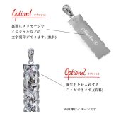 ハワイアンジュエリー ネックレス スクロール シルバー ネックレス 刻印 無料 誕生石入れ可 Lサイズ カットアウト バチカン彫有 シルバー925 ギフトラッピング可能 長さ選べる プレゼント ハロウィン 【品番：CG-SP332】