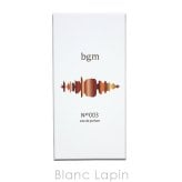 ビージーエム bgm オードパルファム NO.003 フレグランスユニセックス 香水 50ml