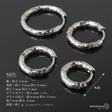 ステンレス 定番 フープピアス 不規則 カット シンプルピアス ゴールド シルバー 幅2.5mm 4サイズ プチプラ メタル 小さめ 細身 幾何学模様 セカンド キラキラ 両耳2点 レディース 女性 イヤリング 金属アレルギー対応