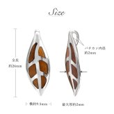 ハワイアンジュエリー シルバー ネックレス 刻印無料 シルバー925 コアウッド マイレリーフ 葉 ラッピング チェーン 長さ 選べる aumakua 夏 サマー 【品番：CG-046-61-01】