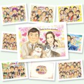 結婚のギフトに、喜んでもらえる似顔絵ギフト。初めての似顔絵注文でも安心です。 贈り物 結婚祝い 似顔絵 名入れ プレゼント 手描き ギフト 結婚 感謝 挙式 婚礼 結婚式 新婦 新郎 修正無料 名入れ 下書き確認 サプライズ 親孝行 宝物 そっくり 一生もの 入籍 披露宴 結婚式 メモリアルギフト カラフル 百寿祝い 快気祝い 感動 感激 ハロウィン 喜ばれる 白寿祝い バレンタインデー 贈答品