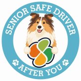 カーサイン 高齢者マーク SENIOR SAFE DRIVER ラフコリー ステッカー シール 直径13cm 肉球 日本製 車
