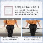 ベッド 寝具 マットレス 脚付きマットレス マット セミダブル マットレス付き すのこ 脚付 脚付マット ポケットコイルマットレス