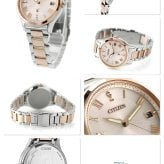 シチズン クロスシー hikari collection エコ・ドライブ 腕時計 ブランド レディース ソーラー CITIZEN xC EO1245-54W アナログ ピンク シルバー