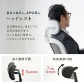 オフィスチェア メッシュ オフィス ヘッドレスト ランバーサポート 跳ね上げ式 アームレスト 可動肘 ロッキング 昇降 回転 キャスター付き ハイバック ワーク 椅子 いす 事務椅子 在宅ワーク テレワーク ブラック グレー 通気性 ポリエステル イス 新生活