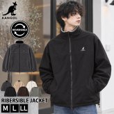  KANGOL カンゴール ブルゾン ジャケット リバーシブル メンズ レディース  ボア ハイネック ダブルジップ 防寒 ブランド ロゴ ゆったり おしゃれ ストリート カジュアル アウター 高校生 秋 冬 M L LL 2026FW Karlas 別注