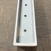 植木鉢 おしゃれ 大型 幅80cm 高さ18.5cm 鉢カバー KONTON コントン リオ スリムロー 長方形 横長 四角 ファイバーセメント セメント 屋外 室内 高級 北欧 モダン ナチュラル 観葉植物用 サボテン 多肉植物 特大 玄関 プランター グレー
