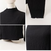 mitis Tシャツ ミティス 通販 ボトルネックロンT カットソー プルオーバー レディース 長袖 夏 春夏 春秋 ハイネック シンプル カジュアル メロートップス おしゃれ 女性 大人 オシャレ かわいい トップス レディースファッション