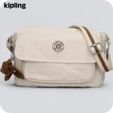 キプリング ショルダーバッグ レディース ブランド Kipling ダルマ B ロゴ ワンポイント 無地 KI8123-9LO Soft Sand