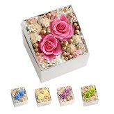 【 送料無料 】【 プリザ フラワーボックス花電報・祝電 】電報 結婚式 結婚祝い 花 プリザーブドフラワー おしゃれ 即日 祝電 