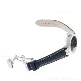 エルブラン HERBELIN ニューポート NEWPORT 43mm 腕時計 メンズ クオーツ H24688A15 ラウンド 革ベルト ネイビー マレオグラフ 35周年記念