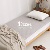 敷きパッド デコール 約100×205cm シングル S 敷きパット 敷パッド イブル キルティング 滑り止め付き ゴムなし 新生活