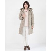 ストレッチ ダウンコート レディース ストレッチ生地 Filomo 大きいサイズ フード付き ナイロン ダウン コート ゆったり 冬 ブランド 30代 40代 50代 ミセス 母親 女性 ギフト プレゼント 5F (08000127r)