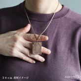 ステンレス ロケットネックレス ロケットペンダント マリアネックレス 写真 記念 思い出 ハワイアンネックレス ロープチェーン ゴールドネックレス 18KGP ピンク シルバー 聖母 男女兼用 金属アレルギー対応