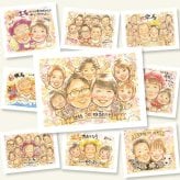 真珠婚のギフトに、飾って楽しめる似顔絵をお届けします。初めての似顔絵注文でも安心です。 ギフト 似顔絵 結婚記念日 手描き 名入れ プレゼント 贈り物 真珠婚 銀婚式 金婚式 大人数 家族 両親 夫婦 下書き確認 名入れ 修正無料 サプライズ 似てる 宝物 喜ばれる 真珠婚 結婚30周年 感謝 記念日 親孝行 快気祝い 古希祝い 色紙 披露宴 お祝い返し メモリアル 長寿祝い キレイ 初任給