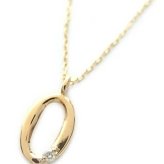ナンバー ネックレス K18 ゴールド ダイヤモンド 0.01ct 数字 ネックレス ペンダント 18金 ダイヤ 0 1 2 3 4 5 6 7 8 9 レディース メンズ シンプル 華奢 ギフト プレゼント 記念日 誕生日