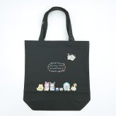 サンリオ みんな × なんでもいきもの トートバッグ ブラック Sanrio 送料込み