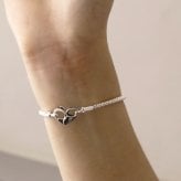ボックス・ショッパー付 PANDORA(パンドラ) ★ Studded Chain Bracelet ★スタッズ チェーン ブレスレット ★ チャーム ブレスレット カスタマイズ アクセサリー シンプル 日常使い 誕生日 記念日 母の日 プレゼント ギフト